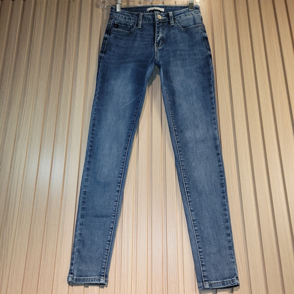 KanCan Skinny Jeans Womens Size 24 Blue Good Mid Rise Medium Wash KC11214CHD